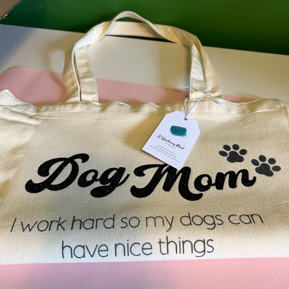 Dog Mom Tote bag - Picture 1 of 3